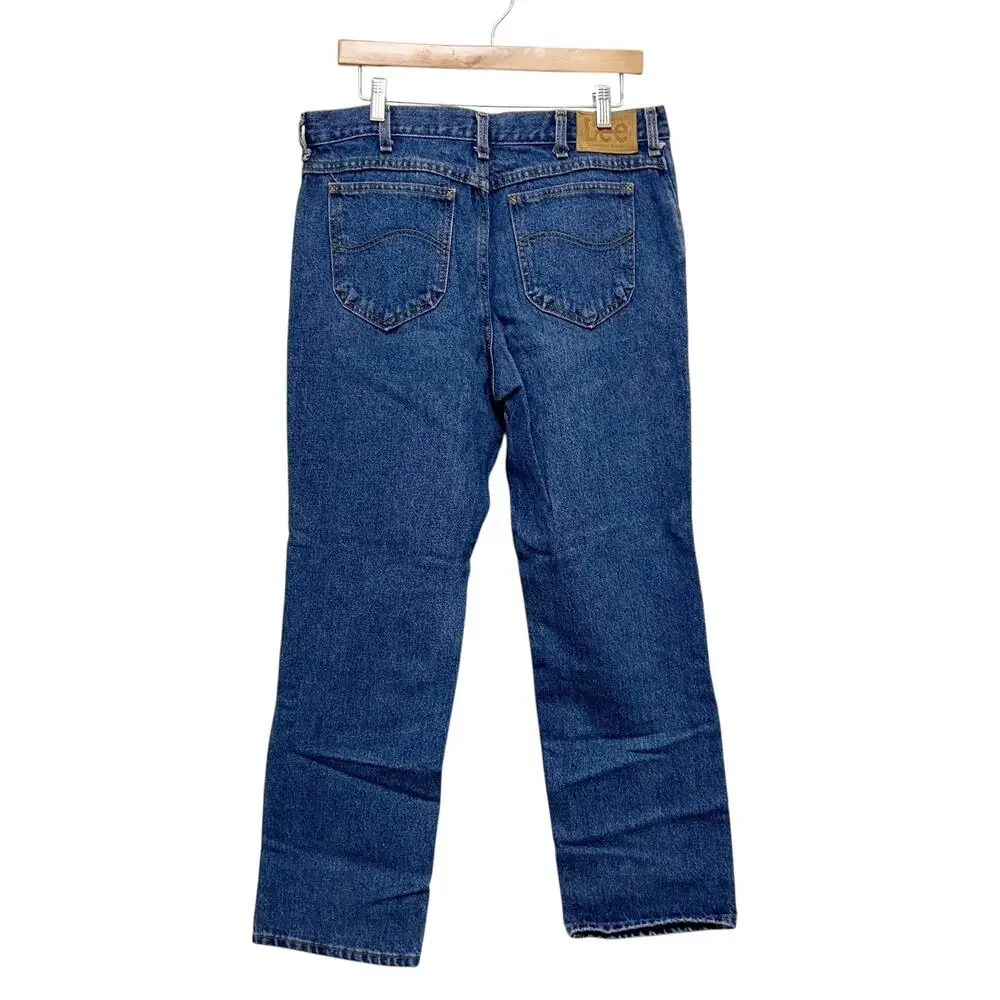 Vintage Lee Straight Leg Jeans Sz 36x30